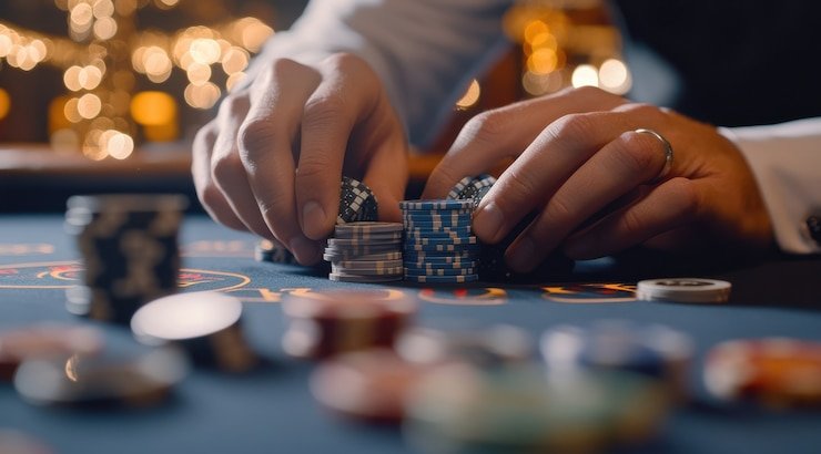Mobile phone screen showing Habanero slot game in portrait orientation with spin button and bet selector